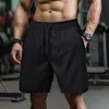 UeTeey Men Shorts Lekkie krótkie krótkie spodnie bieganie Squat Fitness Męskie siłownię Zużycie szybkiego samca męskiego sznurka 240403