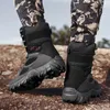 Fitness schoenen Cablvyu Men Militaire laarzen Leger Tactische Outdoor Waterdichte koe Suede werk enkelwandelveiligheid