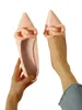 Chaussures décontractées 2024 Ballerine de chaîne rose / verte à la mode Femme Pointed Toe Flats Plus taille 41/42 Femme Mandons mesdames Tous Match Sneakers