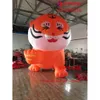 Mascot Costumes Tiger Iatable Model Nowy tygrys Meichen Set Set Part Party Super Decoration
