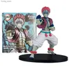 Figury zabawek akcji 20 cm figura demon Slayer Juuni Kitsuki Akaza Figure Figur Figure Pift Pvc Figura Nowa statyczna dekoracje