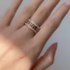 Dafu Xiaoxiangfeng 21b List wydrążony pierścień Light Luksusowy prosty sposób spersonalizowany na Instagramie Wszechstronny pierścionek kobiet