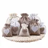 3 Größen Love Cott Line Draw String Bags Schmuck Armband Bag Sack Beutel Home Staubdichtes Aufbewahrungssäcke Geschenkbeutel I0H6#