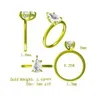 Aangepaste S925 Sterling Silver 1/2/3/4/5 CT Briljante Pear D VVS1 Moissanite Diamond Engagement Bridal Rings met GRA