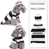 Dog Apparel Pet Prisoner WarriorTransformation Wizard Funny Holiday Party Cosplay Sweater Jacket Hat Clothes