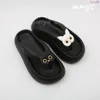 Summer beach sandals Womens flip flops Cat designer slippers Thick soled solid color women shoes wear comfortable outside