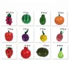 Mère jardin en bois panier de cuisine toys enfants coupe fruit jeu de légumes jeu miniature gaste enfants bébé