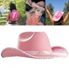 Berets Western Cowboy Hat Party Props Cowgirl Cosplay for Women Birthday Carnival T8NB