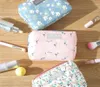 2021 Fashion Mini Purse Travel Wash Bag Toalettety Make Up Case Sweet Floral Cosmetic Organizer Beauty Pouch Kit Makeup Pouch16279096