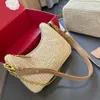 Straw Bag Raffias Beach large tote Luxurys Designer bag Woody weave Shopper Shoulder pochette Crochet bags Womens mens Summer handbag crossbody hobo clutch bag vf10