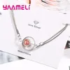 Link braccialetti alla moda cristallo fragola di buon fortuna braccialetti per donna/signora/studenti/amici gioielli di moda regolabili