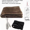 Dekens USB elektrische verwarming sjaalsdeken wasbaar met wasbaar 3 versnelling timing verwarmde winterworp cape kussen 80x45 cm