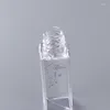 Storage Bottles Full Transparent Square Lip Gloss Refillable Bottle Stock 3ML Glaze Empty Makeup Lipgloss Tube Dispenser