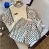 Fashion Womens Tracksuits à manches courtes T-shirt Lady Shorts d'été Holiday Casual Wear Two-Piece Young Women Sportswear