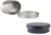 24pcs 50 g metalowe aluminiowe okrągłe puszki puszki srebrne puste kosmetyczne krem ​​słojczy
