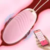 Vibrador de Bluetooth inalámbrico para mujeres Aplicación G Spot Remote Vibrating Huevo Clídico Femenino Juguetes Sexo para mujeres Toy de sexo para adultos 3fpz