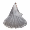 300 cm LG Veille de mariage de haute qualité Veille à deux couches Veille de mariée royale avec sequins Veil en dentelle aciés de mariage P8R7 #