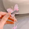 Accessori per capelli per farfalla per farfalla clip clip per bambini Ornamenti barrette colorati Hanfu Hairpin copricapo