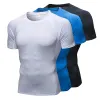 Camisetas yuerlian personalizadas rashgard tshirt homens esportes correndo camiseta de basquete de futebol jersey rastreio seco de camiseta de corrida tshirt top