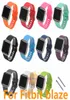 Luxury Silicone Watchband High Quality Replacement Wrist Band Silicon Strap For Fitbit Blaze Smart Watch Armband 11 Color8995047