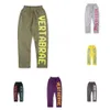 デザイナーヴェルタブレスウェットパンツメンズパンツVERTABRAE Y2K SWEATPANTS PANTS WOMENS HARAJUKU HIP HOP LETTERプリントバギーカジュアルパンツウエストドローストリングジョギングパンツ54