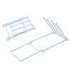 Kitchen Storage Foldable Towel Rack Plastic Rag Vertical Desktop Dish Cloth Drain Shelf Multi-Function Supplies