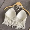 Serbatoi da donna Boho Beach Holiday Camisole Halter Women Weecinet Swimsuit Reggiseno senza schienale Giaccia Cavalca Cavallo Tops