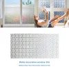 Fensteraufkleber Matt Decorative Film Buntglas statische Nichtkleber UV Privacy Protective Sticker für Home 45x100cm