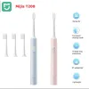 Heads Original Xiaomi mijia Sonic Electric Toothbrush T200 TypeC Charging IPX7 Water Proof Antibacterial Bristles Xiaomi Toothbrush