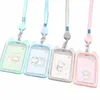 1pc Card Holder with Retractable Reel Lanyard Bank Identity Bus ID Card Badge Holder Cute Carto Credit Cover Case Kids Gift F3RI#