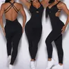 Dostyki damskie jednoczęściowe regulowane sportowe kombinezon jogi taniec seksowny trening bodysuitów ubrania dla kobiet sportowych strój damski tracksuitl2403