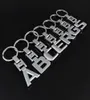 Anneaux clés pour Mercedes Benz A B C E S R G 3D Lettres Badge Car Keychain Metal Kechains Keyring Key Chain Chain Rings9229755