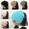 Hair Accessories Cc Hat 15 Colors Women Cloghet Knit Cap Winter Sklies Beanies Warm Caps Female Knitted Stylish Hats Drop Delivery Pro Otmyc