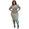 Casual Dresses Oversized Fat WOMEN'S Dress Long Sleeve Shorts Autumn