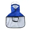 Dog Apparel Cloak Raincoat Outdoor Pet Clothing With Brim Teddy Water Resistant Clothes Reflective Rain Coat For Small Medium Dogs