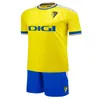 2023 24 Cadiz Kid Kit Soccer Jerseys Juanmi Iza Sobrino Zaldua Javi Hdez Alex I. Alejo Escalante Darwin Home Child Suit Football Shirts