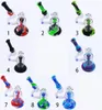 Glass Bong Water Bongs Dab Rig Silicon Shisha Rauchrohr kreative Mikroskopmodellierung mit Glasschüssel -LED -Basis mit Geschenkbox PI1326582