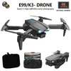 Drones E99 K3 HD 4K Drone de caméra aérienne HD 4K Double caméra avec WiFi Pliage Mini FPV Photographie Quadcopter RC Helicopter 240416