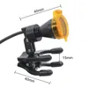 Feeli di fari a LED 5W LED con lampada a testa di batteria per filtro giallo loupe forte clip leggera