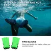 Simfenor snorkelutrustning för vuxna kort simning dykande gummi flippor unisex hållbara män och kvinnor 240410