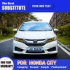 Автомобильные огни для Honda City 20 16-20 18 Светодиодные DRL Daytime Light Auto Furlight Fury