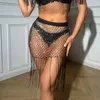 Jupes sj mode sexy ramine brillant lingerie filerie mini jupe élastique gain de nuit robe de fête de club de nuit