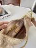 Letnia trójkąt Half Moon Beach Straw Bag designer torebka Man Luxury rabanki Raffias Travel pod pachami dla kobiety łańcucha mody TOTE Clutch Crossbody Weave Torby