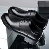 Chaussures habillées talon caché 8/10 cm de vache en cuir hommes de bureau de bureau d'ascenseur marque homme entreprise oxfords chaussures de chaussée sneakers