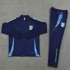 23 24 25 Italy Adult Tracksuit Long Zipper Jacket Jacket Super Suit Training Suit Succer 2024 2025 Germany Italia Argann