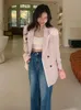 Costumes pour femmes BJTZ 2024 Spring Spray Color Gradient Blazer Veste pour femmes Fashion Verbe