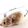 1pcs Windup Mouse Mouse Kids Toywark Clockwark Rat Pet Dog Toys Prank Spoof محاكاة الفئران فروي مضحكة 240408