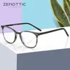 Güneş Gözlüğü Çerçeveleri Zenottic Yüksek Kaliteli Asetat Optik Gözlük Erkekler Kadınlar Vintage Square Reçetesiz gözlükler Oculos de Grau