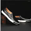 Casual Shoes Dongou Fashion Men Crocodile Male Genuine Leather The Leisure Summer Style