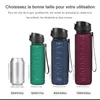 5001000ML Sports Water Bottle Shaker Outdoor Travel Portable Leakproof Drinkware Tritan Plastic Drink BPA Free 240402